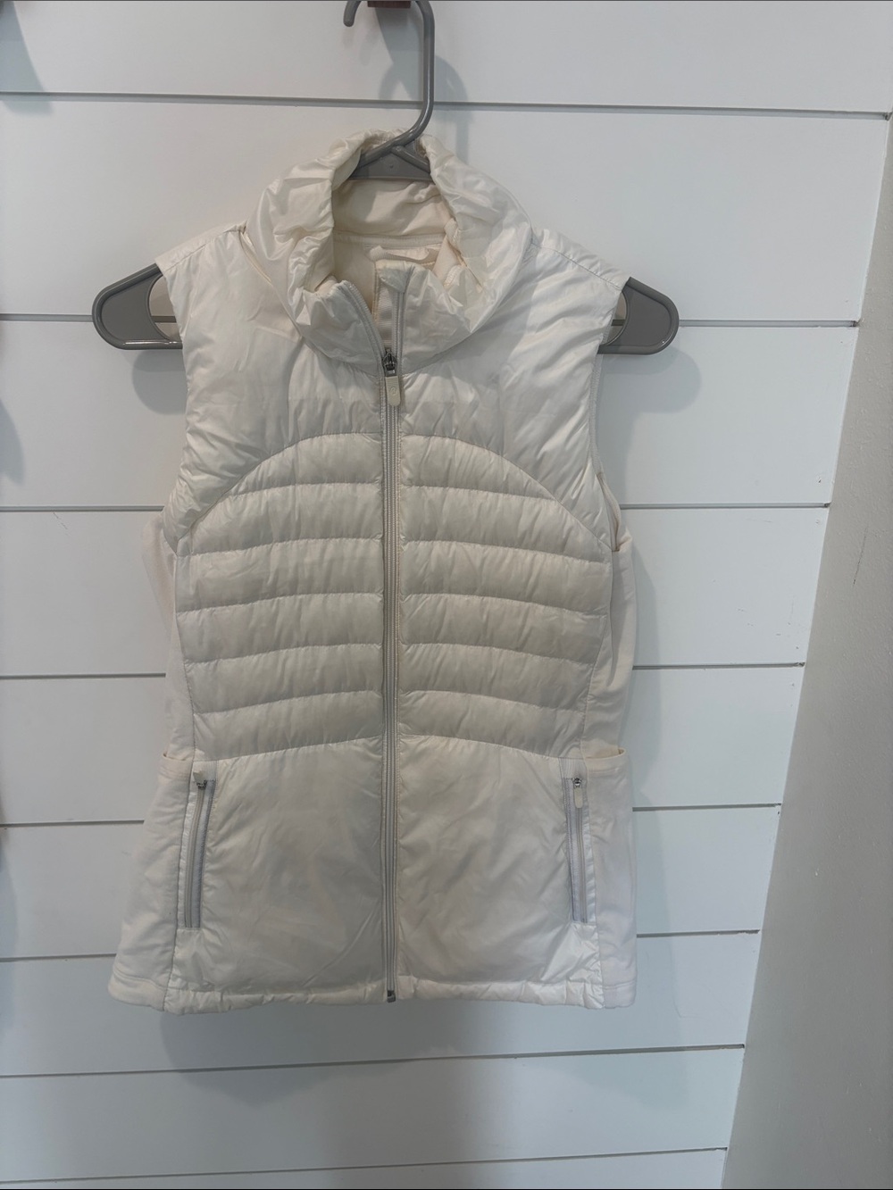 lululemon athletica White Quilted Puffer Vest